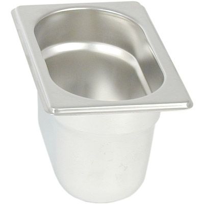 Гастроемкость 1/9 h=150 мм. 176*108 мм. 1,5 л. нерж. MGsteel /1/6/48/