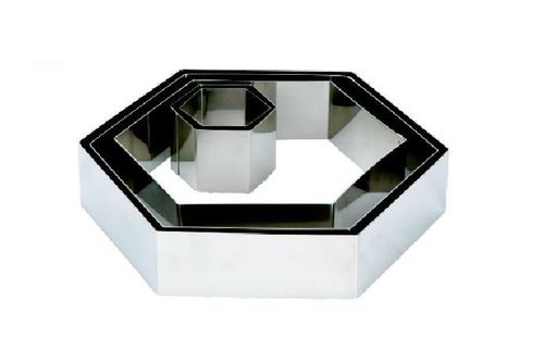 Форма кондитерская "Шестиугольник" 17,5*20 см. h=5 см. нерж. MGsteel /1/48/