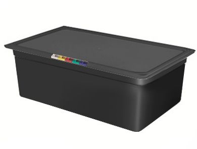 Гастроемкость 1/1 h=150 мм. 530*325 мм. 20 л. п/п черная /1/4/
