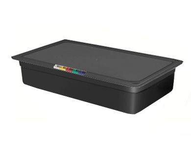 Гастроемкость 1/1 h=100 мм. 530*325 мм. 13,3 л. п/п черная /1/6/