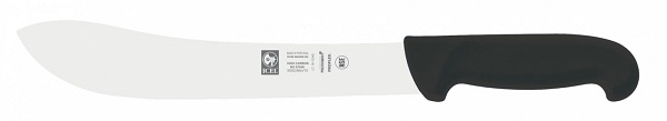 Нож обвалочный 250/400 мм. изогнутый, черный SAFE Icel /1/