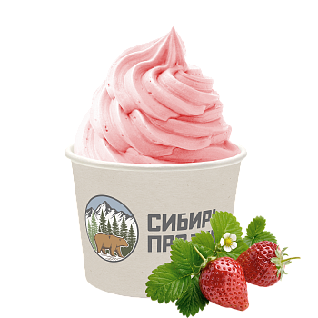 Смесь сухая для молочныйх коктейлей "Сибирь продукт" Клубника 1 кг