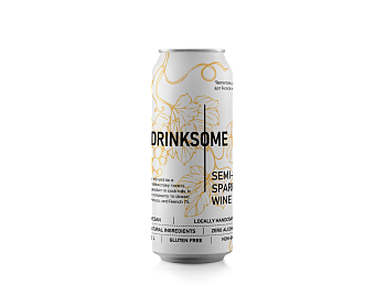Напиток б/а газ. с соком Semi-sweet Sparkling Wine (Полусладкое игристое) 0,33