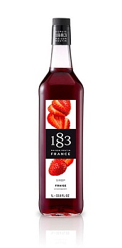 Сироп 1883 Клубника натуральная 1л STRAWBERRY without coloring