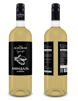 Сироп Миндаль (Almond Syrup)«AGROBAR»  1 л.