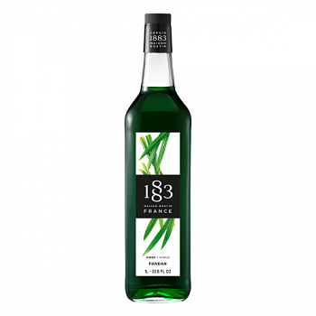 Сироп 1883 Пандан (Pandan), 1 л, стекло