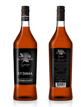Сироп Бузина «AGROBAR» (Elderflower Syrup) 1 л